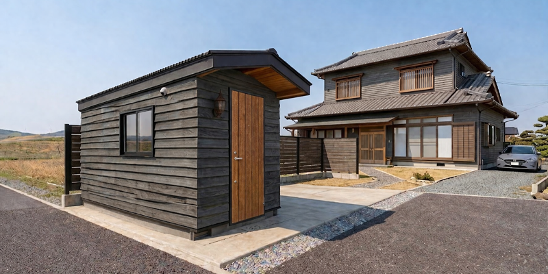 3坪木造コンテナハウスの販売施工！静岡県から全国へ配送 | Fujimond 